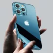 Joyroom Chery tükör tok, iPhone 13 Pro fém keret, ezüst