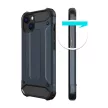 Hybrid Armor Tough Rugged iPhone 13 ütésálló hátlap, tok, ezüst