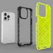 Honeycomb Case iPhone 13 Pro ütésálló hátlap, tok, fekete