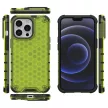 Honeycomb Case iPhone 13 Pro ütésálló hátlap, tok, zöld
