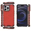 Honeycomb Case iPhone 13 Pro ütésálló hátlap, tok, piros
