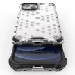 Honeycomb Case iPhone 13 mini ütésálló hátlap, tok, átlátszó