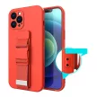 Rope Airbag Lanyard hátlap, tok Xiaomi Redmi Note 10/Redmi Note 10S, piros