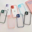 Milky Case silicone flexible translucent Case Samsung Galaxy S21+ 5G (S21 Plus 5G), sötétkék tok, kék