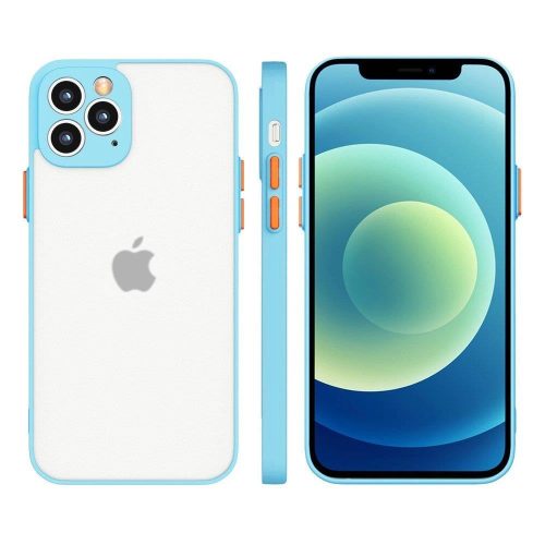 Milky Case silicone flexible translucent Case Samsung Galaxy S21+ 5G (S21 Plus 5G) tok, kék