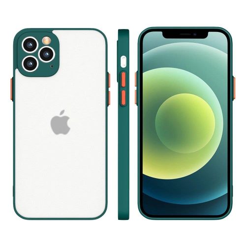 Milky Case silicone flexible translucent Case Samsung Galaxy S21+ 5G (S21 Plus 5G) tok, zöld