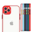 Milky Case silicone flexible translucent Case Samsung Galaxy S21 Ultra 5G tok, piros