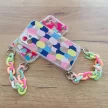 Color Chain Case gel flexible elastic case tok lánccal Xiaomi Redmi Note 10/Redmi Note 10S, színes
