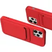 Card Case Silicone Cover Wallet with Card Slot tok Samsung Galaxy S21 + 5G (S21 Plus 5G), fehér