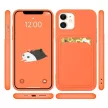 Card Case Silicone Cover Wallet with Card Slot tok Samsung Galaxy S21 + 5G (S21 Plus 5G), piros
