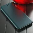Eco Leather View Case oldalra nyíló tok iPhone 13 Pro, kék