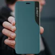 Eco Leather View Case oldalra nyíló tok iPhone 13 Pro, lila
