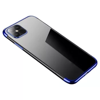   Clear Color Case iPhone 13 mini szilikon hátlap, tok, átlátszó-kék