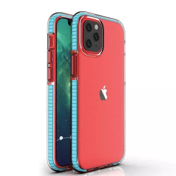 Spring Case cover gel TPU tok iPhone 13 Pro, kék