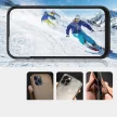 Clear 3in1 Case iPhone 11 Pro Max ütésálló hátlap, tok, átlátszó-fekete