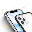 Clear 3in1 Case iPhone 11 Pro Max ütésálló hátlap, tok, átlátszó-fekete