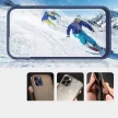 Clear 3in1 Case iPhone 11 Pro Max ütésálló hátlap, tok, átlátszó-kék
