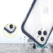 Clear 3in1 Case iPhone 11 Pro Max ütésálló hátlap, tok, átlátszó-kék