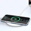 Clear 3in1 Case iPhone 12 Pro Max ütésálló hátlap, tok, átlátszó-kék