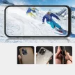 Clear 3in1 Case iPhone 13 Pro ütésálló hátlap, tok, átlátszó-fekete