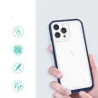 Clear 3in1 Case iPhone 13 Pro ütésálló hátlap, tok, átlátszó-kék