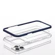 Clear 3in1 Case iPhone 13 Pro ütésálló hátlap, tok, átlátszó-kék