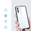 Clear 3in1 Case Samsung Galaxy S21 Plus ütésálló hátlap, tok, átlátszó-fekete