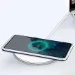 Clear 3in1 Case Samsung Galaxy S21 Plus ütésálló hátlap, tok, átlátszó-kék