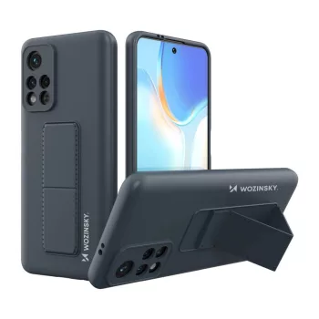   Wozinsky Kickstand Case Xiaomi Redmi 10 szilikon hátlap, tok, sötétkék