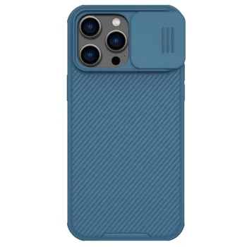   Nillkin CamShield Pro Case iPhone 14 Pro Max ütésálló hátlap, tok, kék