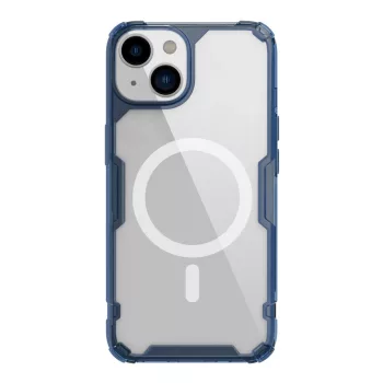   Nillkin Nature Pro mágneses tok iPhone 14 Plus MagSafe, kék