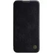Nillkin Qin bőr Pro Case iPhone 14 Plus Holster Cover oldalra nyíló tok, fekete