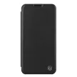 Nillkin Qin bőr Pro Case iPhone 14 Plus Holster Cover oldalra nyíló tok, fekete