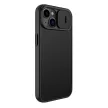 Nillkin Qin bőr Pro Case iPhone 14 Plus Holster Cover oldalra nyíló tok, fekete