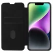 Nillkin Qin bőr Pro Case iPhone 14 Plus Holster Cover oldalra nyíló tok, fekete