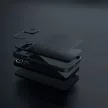 Nillkin Qin bőr Pro Case iPhone 14 Plus Holster Cover oldalra nyíló tok, fekete