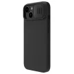 Nillkin CamShield Silky Silicone Case iPhone 14 Plus hátlap, tok, fekete