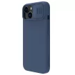 Nillkin CamShield Silky Silicone Case iPhone 14 Plus hátlap, tok, kék