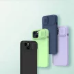 Nillkin CamShield Silky Silicone Case iPhone 14 Plus hátlap, tok, kék