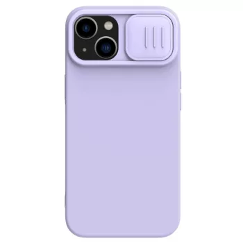   Nillkin CamShield Silky Silicone Case iPhone 14 Plus hátlap, tok, lila