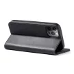 Magnet Fancy Case iPhone 12 Pro Max oldalra nyíló tok, fekete