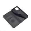Magnet Fancy Case iPhone 12 Pro Max oldalra nyíló tok, fekete