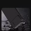 Nillkin Textured S tok iPhone 14 Plus Armor Case kamerafedéllel, fekete