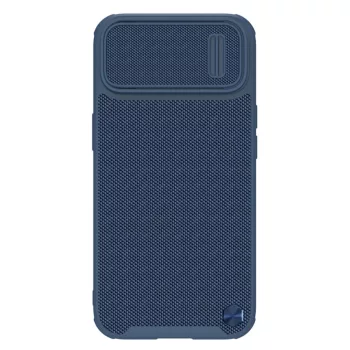   Nillkin Textured S tok iPhone 14 Plus, Armor Case kamerafedéllel, kék