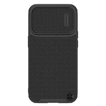   Nillkin Textured S tok iPhone 14 Pro Max tok kamerafedéllel, fekete
