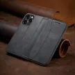 Magnet Fancy Case iPhone 13 Pro Max oldalra nyíló tok, fekete