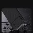 Nillkin Textured S tok iPhone 14 Pro Max Armor Case kamerafedéllel, kék