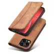 Magnet Fancy Case iPhone 13 Pro Max oldalra nyíló tok, barna