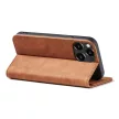 Magnet Fancy Case iPhone 13 Pro Max oldalra nyíló tok, barna
