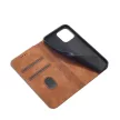 Magnet Fancy Case iPhone 13 Pro Max oldalra nyíló tok, barna